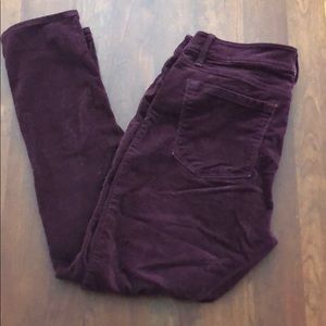 LOFT Curvy Skinny Corduroy skinny Pants